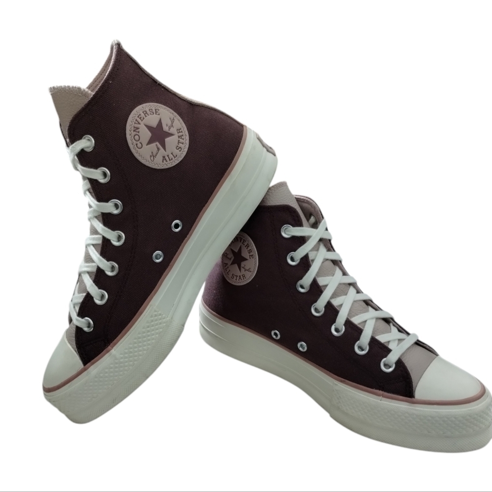 Women's 8½‎ Converse Chuck Taylor All Star Lift Platform High 'Dark Wine Chunky